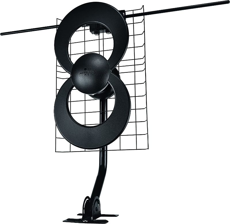 Photo 2 of Antennas Direct ClearStream 2V TV Antenna, 60+ Mile Range & 4-Port TV Distribution Amplifier, Connect Up to 4 Televisions to 1 Antenna, Power Supply, Coaxial Cable, for Indoor Use, 4K Ready, Silver