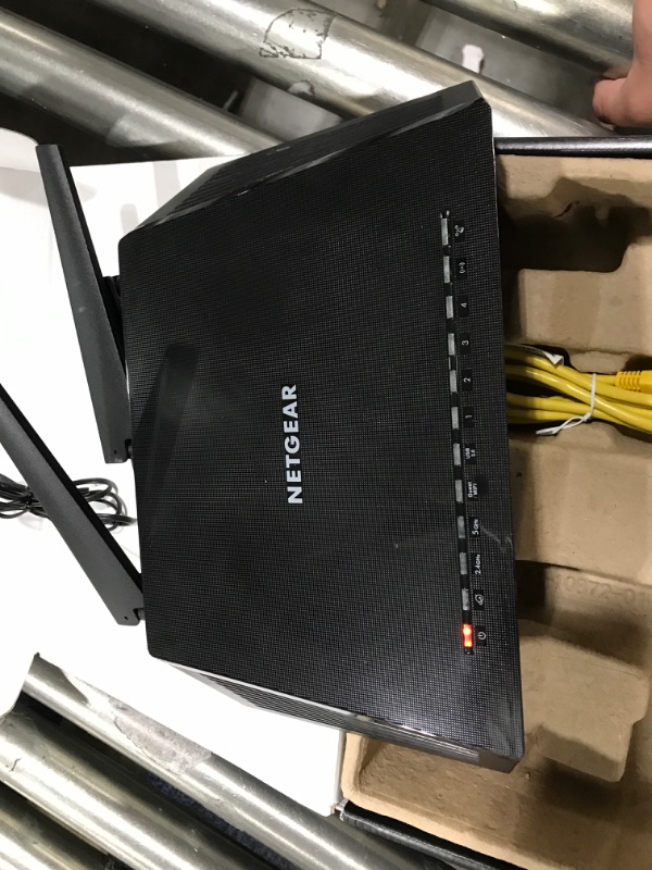 Photo 4 of NETGEAR Nighthawk Smart Wi-Fi Router, R6700 - AC1750 Wireless Speed Up to 1750 Mbps | Up to 1500 Sq Ft Coverage & 25 Devices | 4 x 1G Ethernet and 1 x 3.0 USB Ports | Armor Security AC WiFi