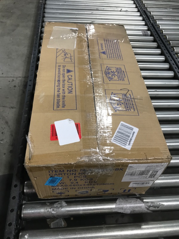 Photo 6 of ALUOCYI 56 Inch Black Ceiling Fan with Lights and Remote Control, Outdoor Ceiling Fan with 3 color Memory and Timing,5 Bades 6 Speeds Reversible Motor for Living Room,Bedroom,Patio, Gold- Matte Black 56 in Black-Gold