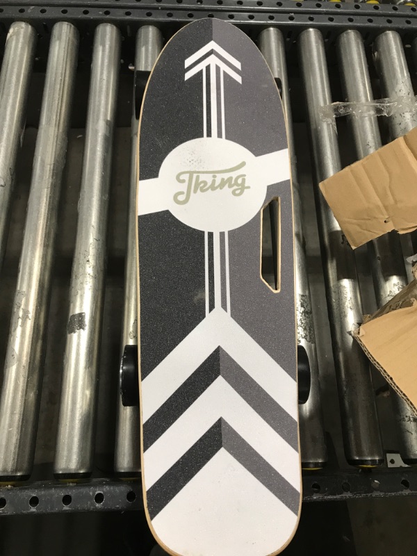 Photo 2 of DEVO JKING 28" DECK ELECTRIC SKATEBOARD 350W MOTOR 12MPH LONGBOARD GRAY/WHITE #1
