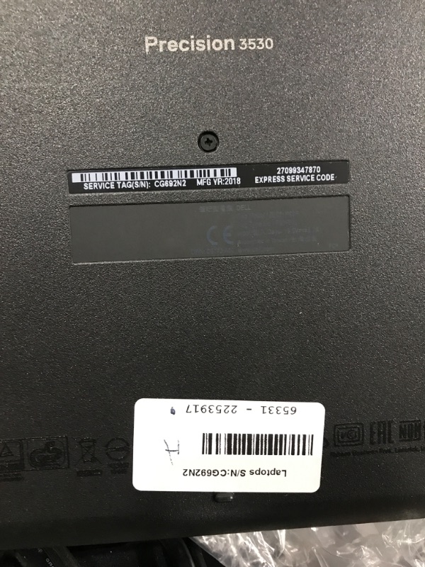 Photo 4 of Dell Precision M3530 Intel Core i7-8850H X6 2.6GHz 16GB 512GB SSD, Black (Renewed) https://a.co/d/8Hnjkge