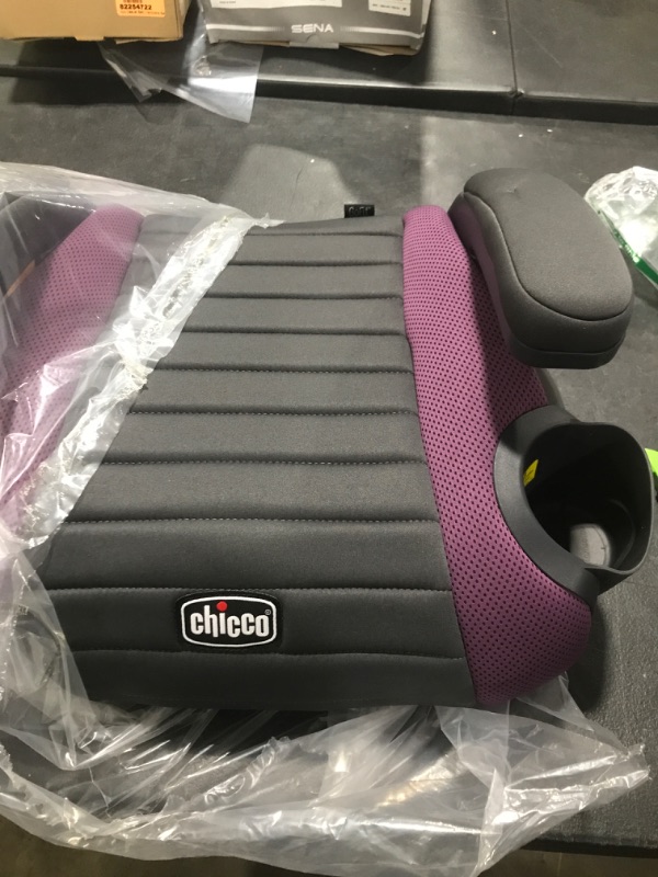 Photo 2 of Chicco GoFit Backless Booster Car Seat, Travel Booster Seat for Car,
