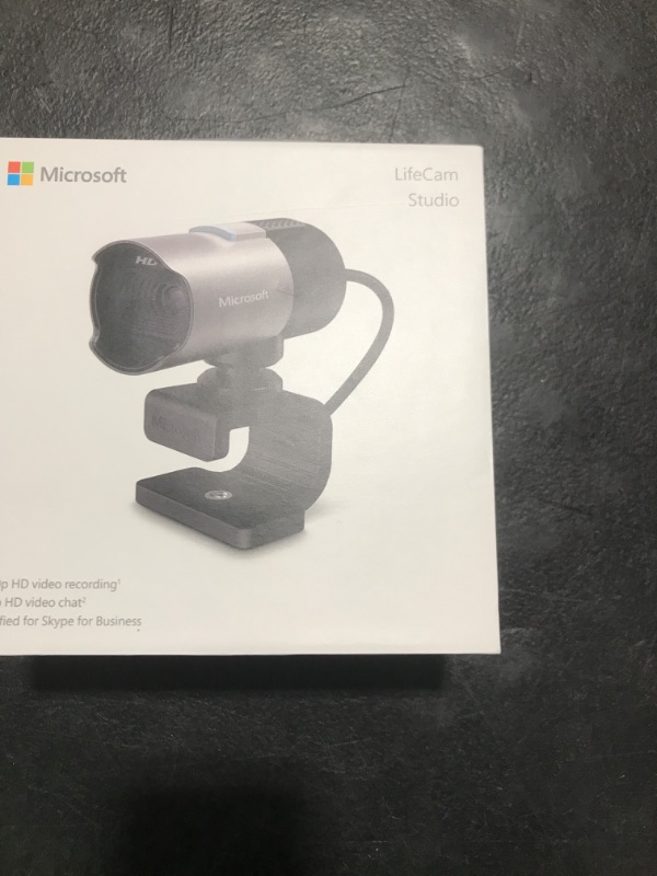 Photo 1 of Microsoft Q2F-00013 LifeCam Studio with Built-in Noise Cancelling Microphone, 