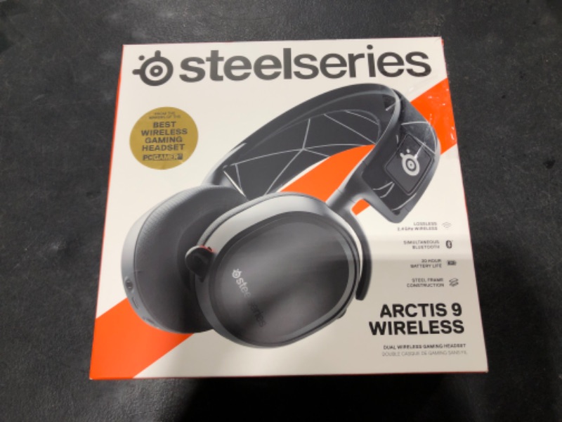 Photo 3 of Arctis 9 Wireless Gaming Headset for PC, PS5, and PS4