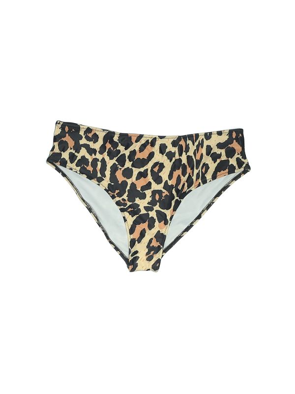 Photo 1 of BEACHSISSI CHEETAH PRINT BIKINI BOTTOMS SIZE L 