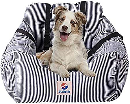 Photo 1 of BLOBLO Dog Car Seat Pet Booster Seat Pet Travel Safety Car Seat Dog Bed for Car with Storage Pocket. OPEN PACKAGE. MISSING CUSHIONS. 
