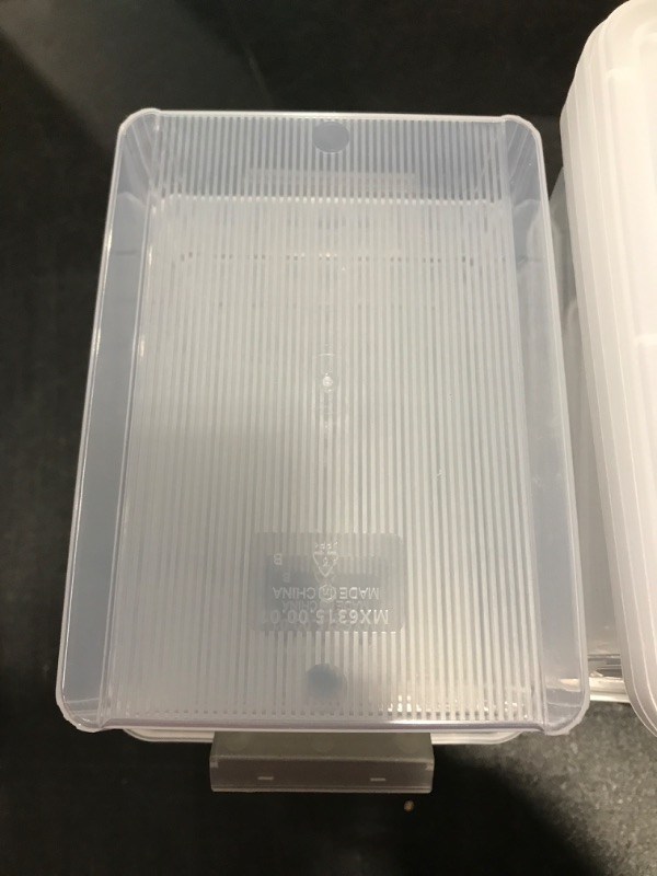 Photo 2 of 10 PACK CLEAR PLASTIC STORAGE CONTAINERS. 