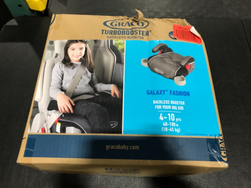 Photo 3 of Graco TurboBooster Backless Booster Car Seat, Galaxy