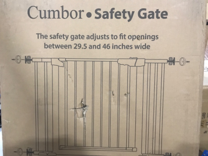 Photo 2 of Cumbor 46”Auto Close Safety Baby Gate