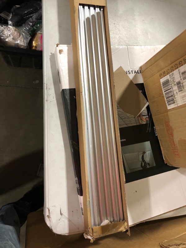 Photo 2 of 5pcs 1000mm V Slot 2040 Aluminum Extrusion European Standard Anodized Linear Rail for 3D Printer Parts and CNC DIY Silver(1000mm) Silver 5PCS 1000mm(39.4'')