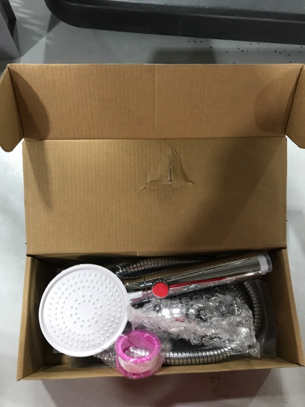 Photo 1 of DOILIESE High Pressure Shower Head Hand-held with ON/Off Switch - Shower Head with Handheld, 3-Modes Handheld Shower Head with Hose,Chrome Finish