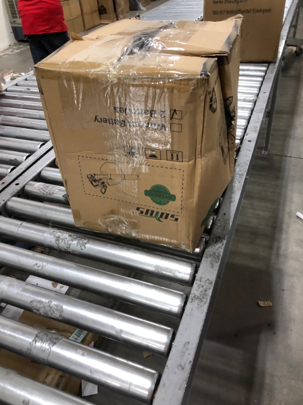 Photo 1 of Cordless Leaf Blower&Vacuum SOYUS 3in1 Leaf Vacuum Mulcher 40V 360CFM 5 Speeds Brushless Battery Operated Leaf Blower for Lawn Care with 45L Bag (2 x 4.0Ah Battery and Charger Included) Leaf Blower/Vacuum Kit