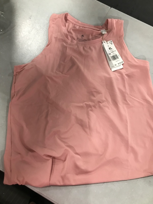 Photo 1 of adidas Women's Aeroready Designed 2 Move Sport Tank Top (Maternity) X-Large Wonder Mauve/White