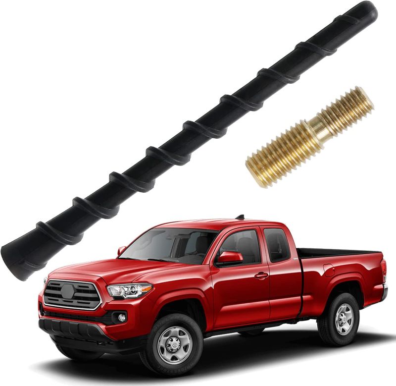 Photo 1 of ProCaps Truck Flexible Spiral Antenna Replacement for 2000 to 2023 Toyota Tundra and 1995-2015 Tacoma Radio Soft Antenna