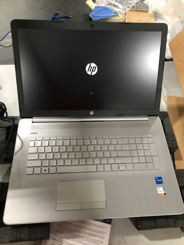 Photo 2 of 2021 HP Newest Premium Laptop Computer, 17.3'' Full HD 1080P IPS Screen, 11th Gen Intel Core i5-1135G7(Beat i7-1065G7), 16GB RAM, 1TB SSD, HDMI, Wi-Fi, Webcam, Windows 11 | LIONEYE HDMI Cable, Silver