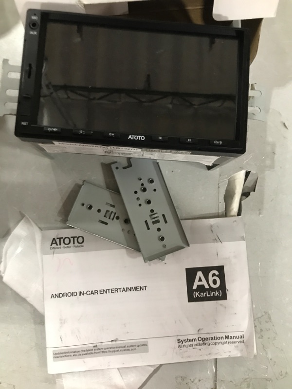 Photo 3 of [New] ATOTO A6 Double Din Car Stereo A6G2A7KL Android Car Stereo in-Dash Navigation Compatible with Android Auto & Apple CarPlay, Dual Bluetooth, WiFi/BT/USB Tethering Internet, LRV, 1G+32GB (7 Inch)