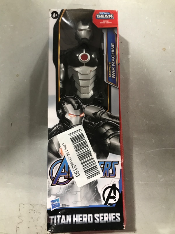 Photo 2 of Avengers Marvel Titan Hero Series Blast Gear Marvel’s War Machine Action Figure