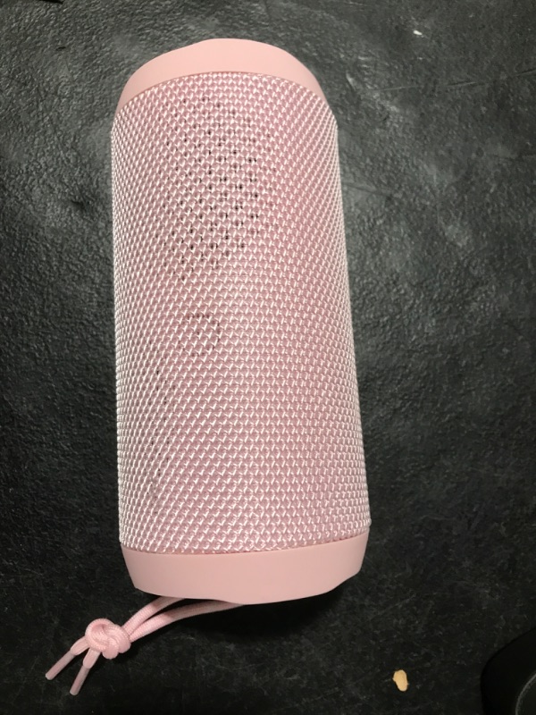 Photo 2 of COVERY Portable Waterproof Bluetooth IPX67 Speaker Press Call Button to Switch Between Bluetooth Pairing and Aux-in Mode Baby Pink