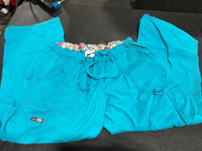 Photo 1 of Baby blue scrub bottoms size large petite 