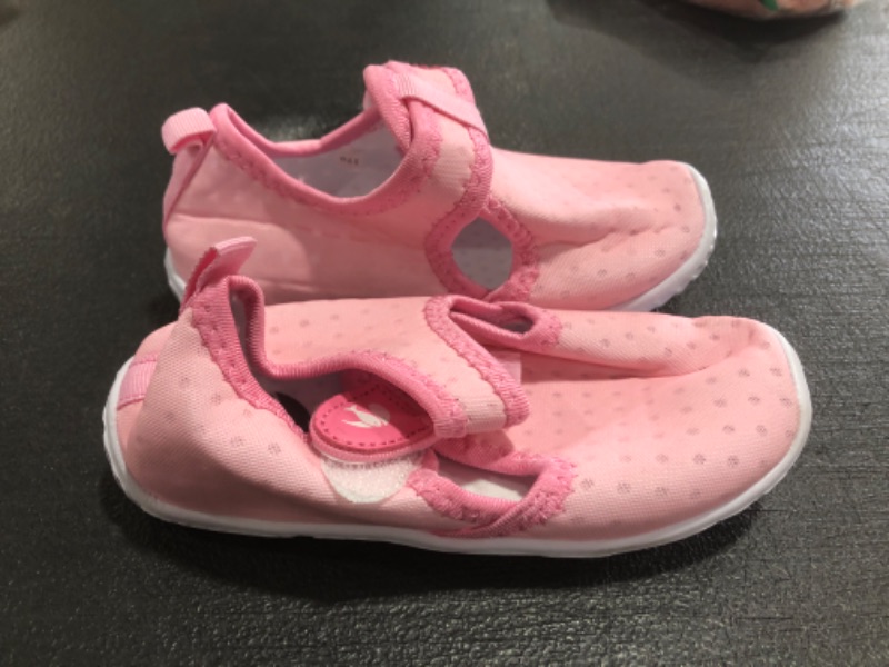 Photo 2 of CHILDREN'S PINK VELCRO WATER SHOE. SIZE 170. PRIOR USE. 