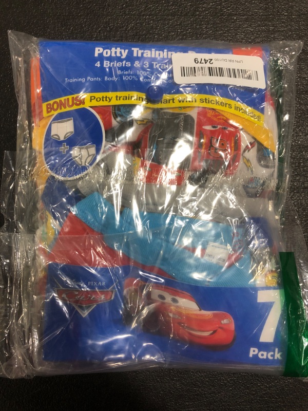 Photo 2 of Disney Toddler Boys Cars 3pk Training Pants and 4pk Briefs
