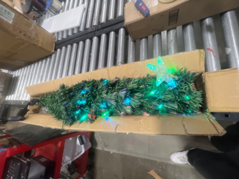 Photo 2 of 

Juegoal 7 ft Pre-Lit Optical Fiber Christmas Artificial Tree, with LED RGB Color Changing Led Lights, Snowflakes and Top Star, Festive Party Holiday Fake Multicolor Xmas Tree with Durable Metal Legs


Juegoal 7 ft Pre-Lit Optical Fiber Christmas Artific