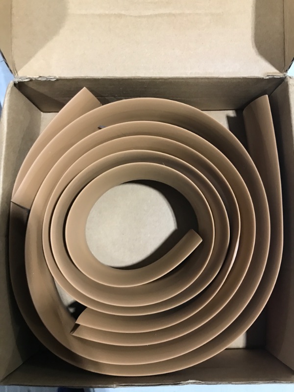 Photo 1 of 7Ft Floor Transition Strip Self Adhesive Edging Trim Strip Carpet to Tile Transition Strip for Doorways Suitable for Threshold Transitions with A Height Less Than 5mm (Light Brown)

