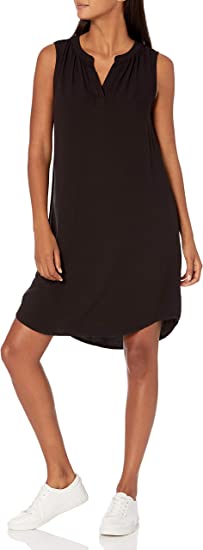 Photo 1 of Amazon Essentials Women's Sleeveless Woven Shift Dress
