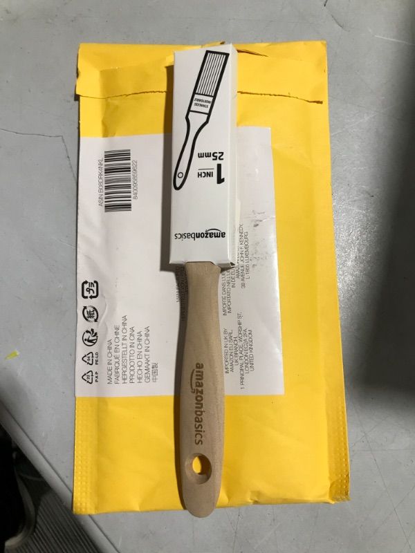 Photo 1 of Amazon Basics 1" Flat Edge Master Pro Paint Brush