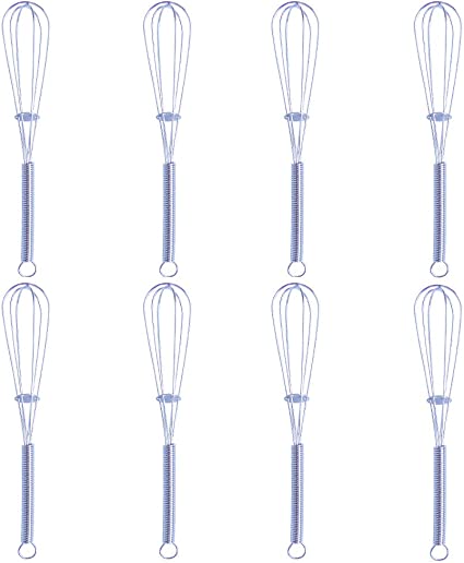 Photo 1 of 8 Pcs 5 Inches Mini Whisk,Egg Whisk
