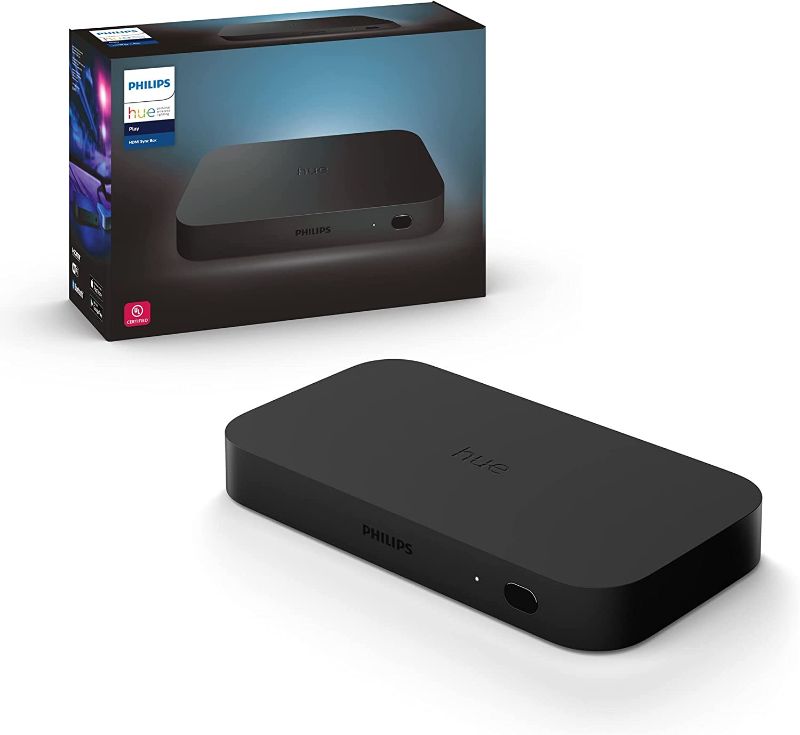 Photo 1 of 12v Philips Hue Play HDMI Sync Box to Sync Hue Colored Lights With Music, Movies, and More, HDMI 4K Splitter, 4 HDMI In 1 Out, Philips Hue Bridge and Philips Hue Colored Lights Required