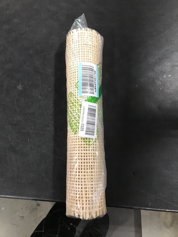 Photo 2 of 16" Width Square Rattan Cane Webbing Roll 3.3 Feet for Caning Projects Fine Radio Net Mesh Pre Woven Open Weave Wicker Woven Rattan Sheets Caning Material for Chairs, Cabinet, Door (3 FEET)