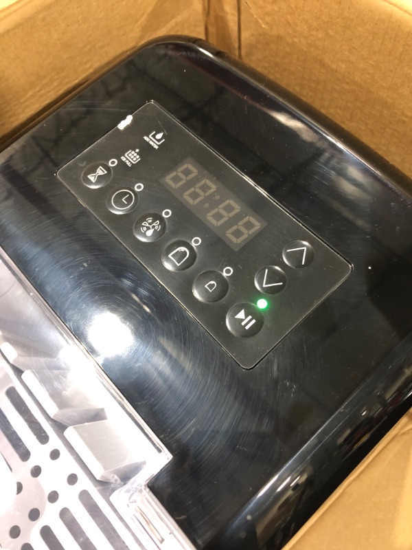 Photo 1 of Humhold 33 lbs Countertop Ice Maker with 24 Hours Preset Program, 10 Bullet Ice Cubes Per Cycle, Automatic Self Cleaning, S/L 2-Size Ice Cubes Compact Ice Machine for Home/Kitchen/Office/Bar