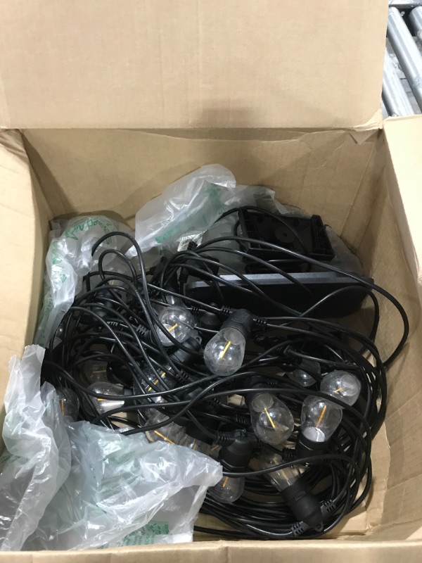 Photo 1 of Ambience Pro Solar Powered Outdoor String Lights, Commercial Grade Waterproof Patio Lights