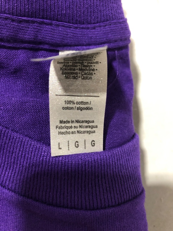 Photo 1 of 10 PACK PURPLE LARGE SHORT SELVEE SHIRT