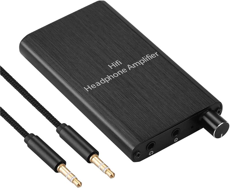 Photo 1 of Headphone Amplifier, Portable HiFi Headphone Amp 3.5mm Stereo Audio Gain Switch Support Impedance 16-300? Headset for MP3/MP4 /Phones/Digital Players/Computers/Xbox one,PS4,PS5 Controller 