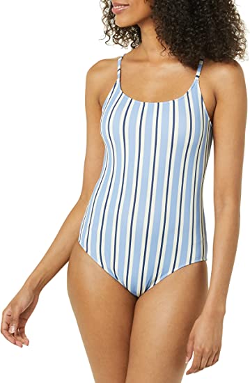 Photo 1 of Amazon Essentials Women's Thin Strap one-Piece Swimsuit https://a.co/d/9jwXQhR