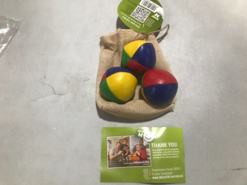 Photo 2 of ArtCreativity Juggling Balls for Beginners and Professional | Learning Toy | Set of 3 | Juggle Clubs Kits for Kids and Adults | Multi-Colored | Easter Basket Stuffers for Kids and Adults, Classroom
