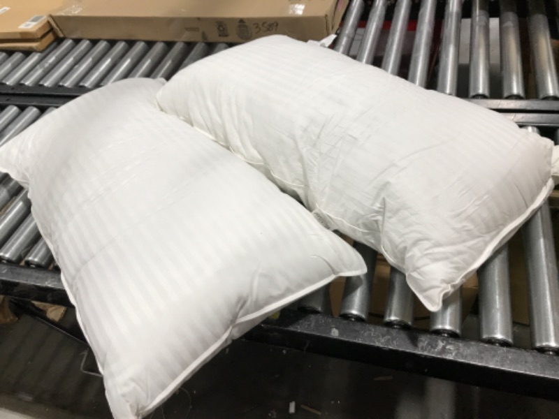 Photo 1 of 2 WHITE GEL PILLOWS-KING
SIZE-20X36