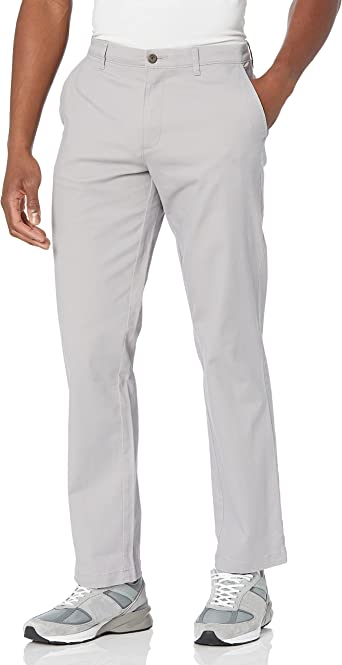 Photo 1 of Amazon Essentials Men's Relaxed-Fit Casual Stretch Khaki Pant
