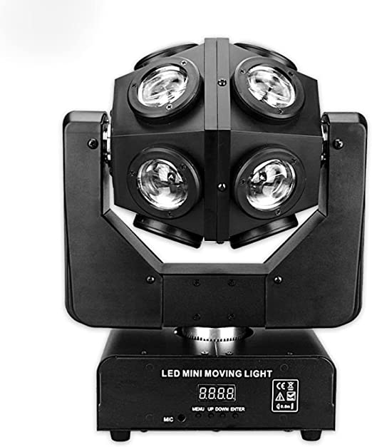 Photo 1 of JUNMAN 12x12W RGBW 4 in 1 Football Led Beam Moving Head DJ Disco Stage Wash Light DMX512 13/15 Channels Effect Lighting
