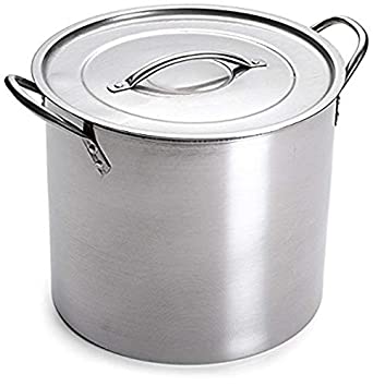 Photo 1 of 5 Gallon Stainless Steel Stock Pot with Lid/UTENSILS