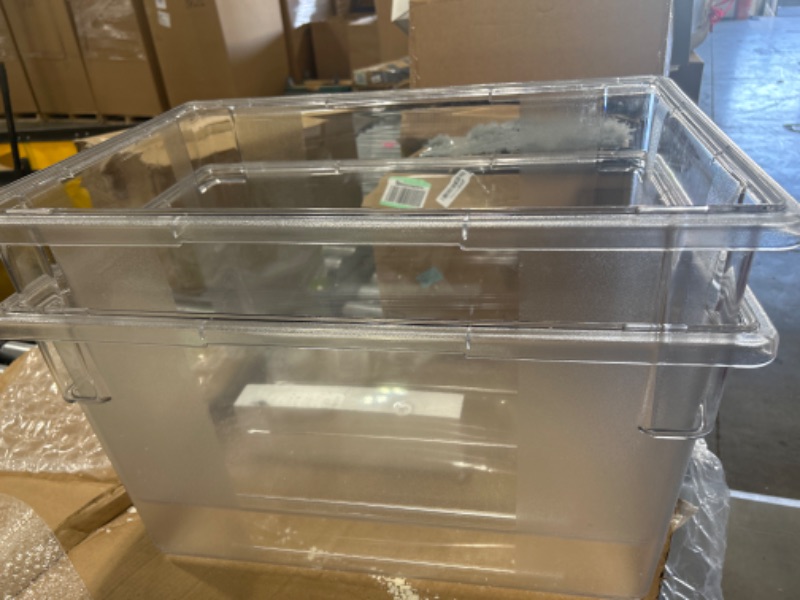 Photo 1 of 2 COUNT-CLEAR BINS
SIZE-18X26X15 