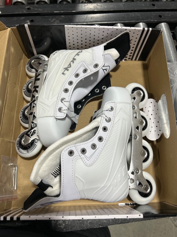 Photo 2 of Alkali Cele III Senior Adult Junior Kids Inline Roller Hockey Skates, New for 2023 Skate Size 4 (Shoe Size 5-5.5)