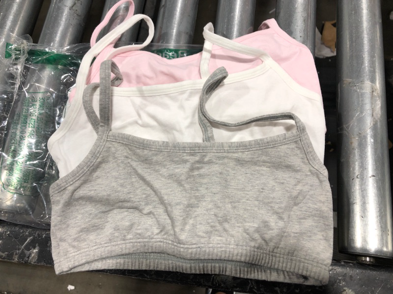 Photo 1 of 3 PIECE SPORTS BRA-PINK/WHITE/GREY
SIZE-32 KIDS