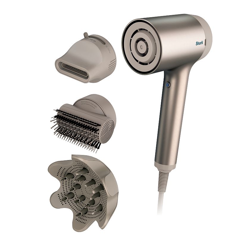 Photo 1 of Shark HyperAIR with IQ 2-in-1 Concentrator, Styling Brush, & Curl-Defining Diffuser (HD120BRN), Multicolor