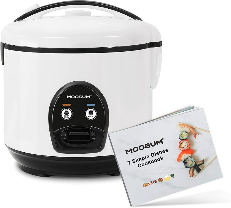 Photo 1 of MOOSUM Electric Rice Cooker with One Touch for Asian Japanese Sushi Rice