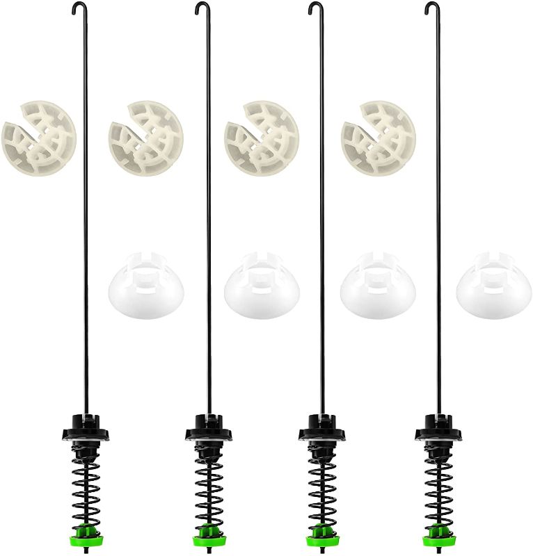 Photo 1 of Funmit W11130362 Washer Suspension Rod Kit Replacement Part Compatible with Whirlpool Maytag Kenmore WTW5000DW0, WTW5000DW2, MVWC565FW0, 11022352510 Washing Machines, Replaces AP6262443 W11228718