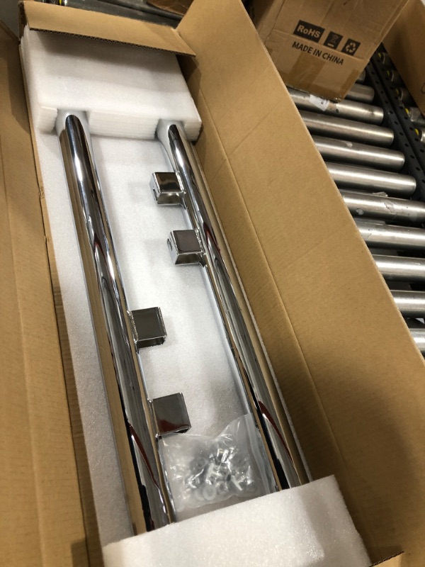 Photo 2 of 36" fishtail Slip On Mufflers for Harley Touring Models 95-16 stock head pipes,Such as Road King, Street Glide, Ultra Limited...Chrome
