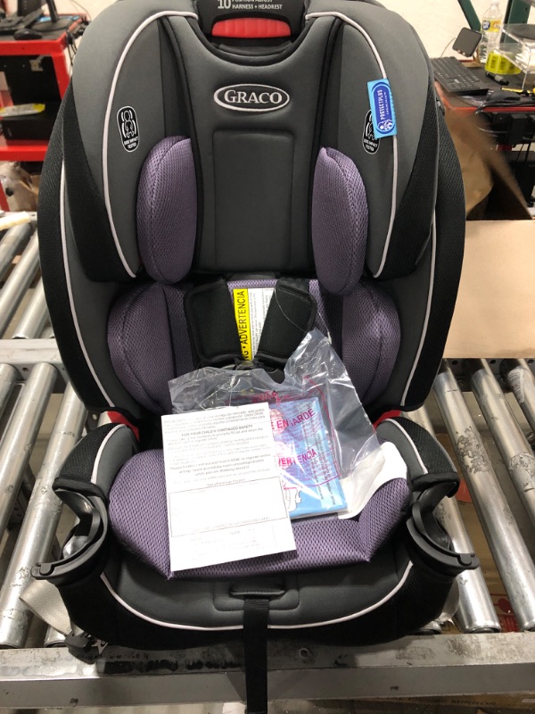 Photo 2 of Graco SlimFit 3 in 1 Car Seat, Slim & Comfy Design Saves Space in Your Back Seat, Annabelle, 1 Count (Pack of 1) SlimFit Annabelle PLEASE READ NOTES